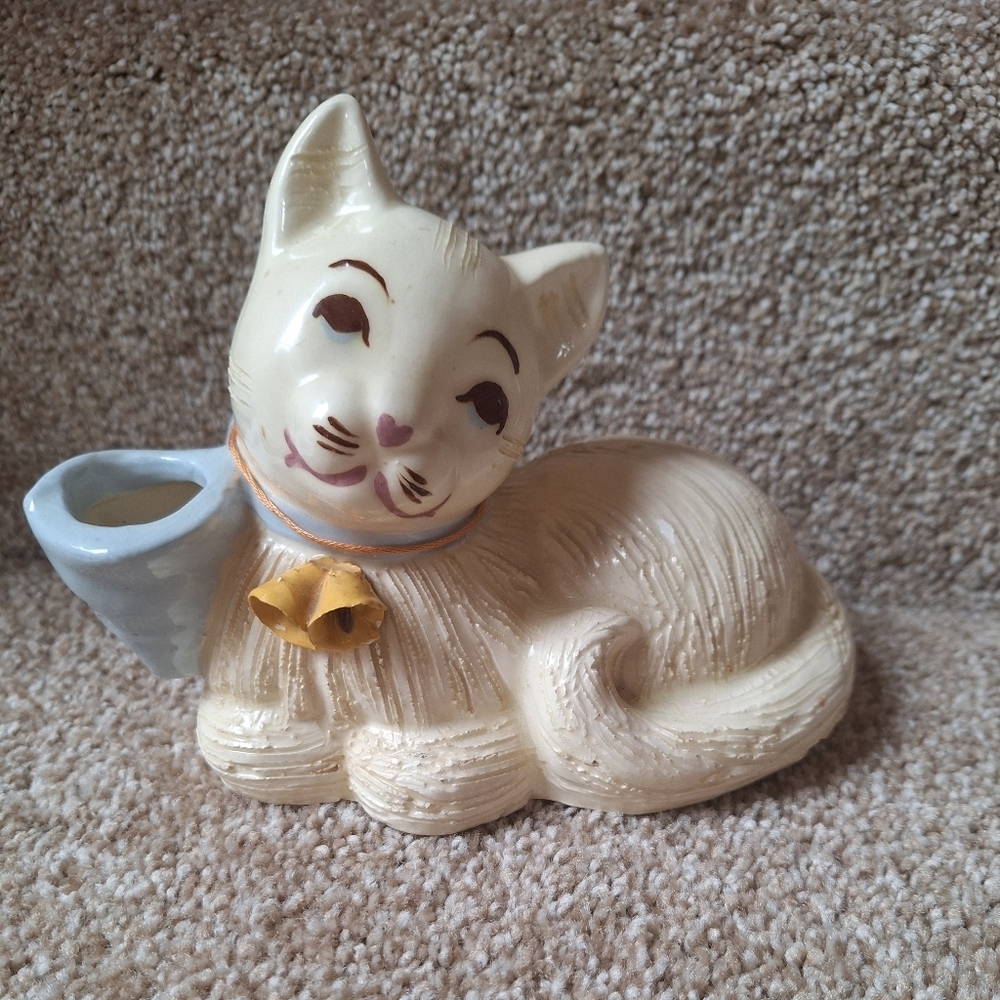 Vintage Hedi Schoop Hollywood Cat Vase/Figurine